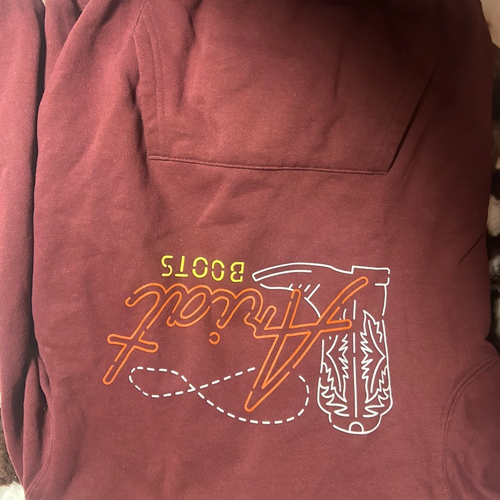 Ariat Maroon Hoodie with Logo